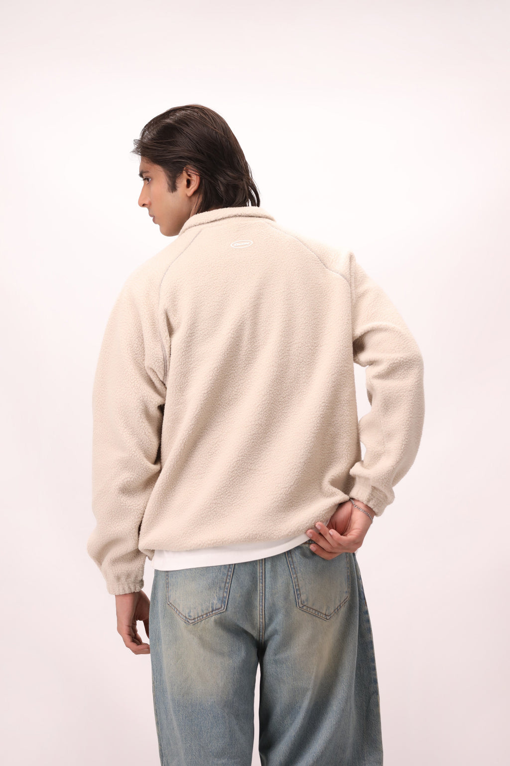 Sherpa Mock Neck ¼-Zip – Sand